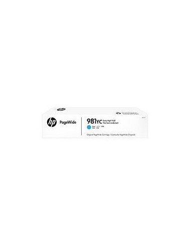 HP 981YC Cyan Contract PageWide Crtg