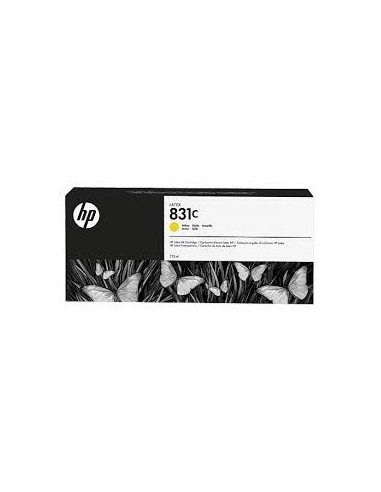 HP 831C 775-ml Yellow Latex Ink Cartridge