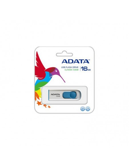 Clé USB ADATA Retractable Capless 16Go (AC008-16G-RWE)