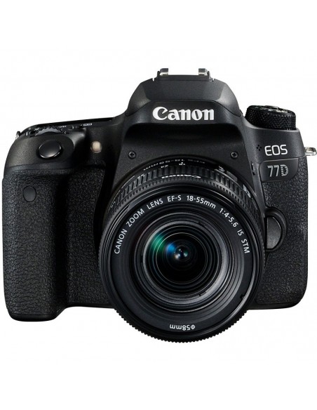 Appareil photo Reflex Canon EOS 77D + Objectif Canon 18-55mm IS STM