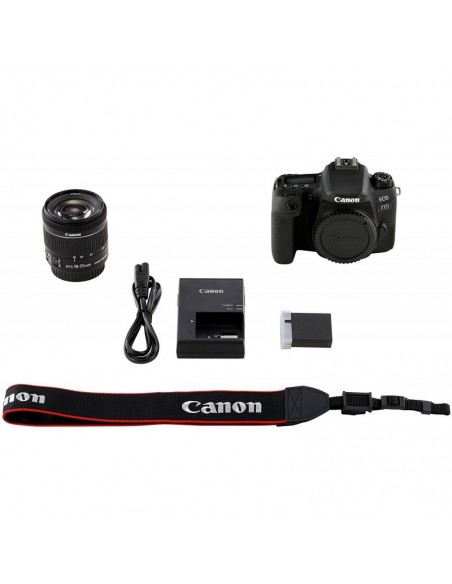 Appareil photo Reflex Canon EOS 77D + Objectif Canon 18-55mm IS STM