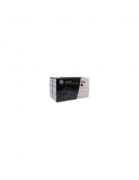 HP 05A Black 2-pack LaserJet Toner Cartridge (CE505D) (CE505D)