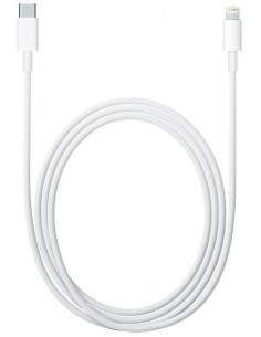 Cable APPLE /Lightning - USB-C /Blanc /1m /Pour : iPad - iPhone -iPod