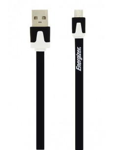 Cable ENERGIZER /Noir /Ultra Plate /USB 2.0 - Micro USB /1m /Charge - Synchronisation