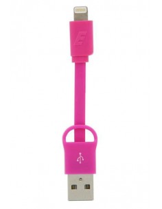 Cable ENERGIZER /Rose /High Tech Pocket USB /Lightning /1m