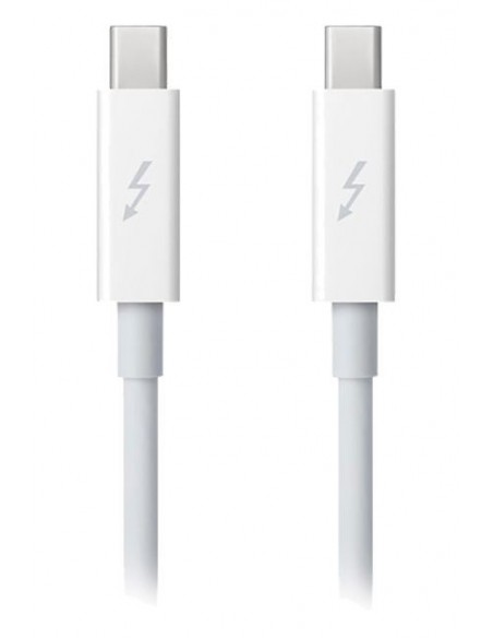 Cable Thunderbolt APPLE /2.0 m /Blanc /Connecteur 1 - 2 : Male