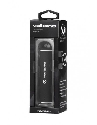 Power Bank VOLKANO Mini Erupt series /Noir /2600 mAh