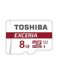 Micro SD TOSHIBA EXCERIA M301 8GB UHS-1 - R48 /Rouge avec adaptateur