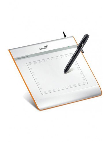 Tablette graphique GENIUS /EasyPen i-405X /4Poucex5.5Pouce /2540 lpi /100 rps /USB /Stylet sans fil /1024 /Blanc