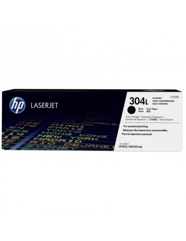Toner LaserJet HP 304L Economique Noir authentique (CC530L)