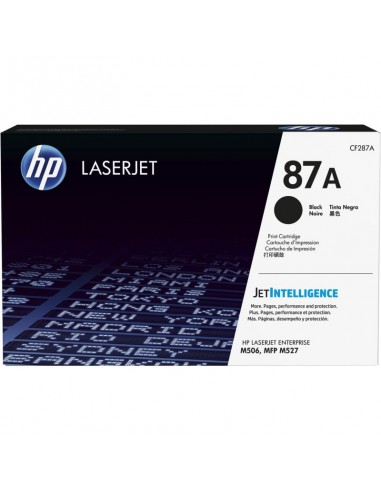 Toner LaserJet HP 87A noir authentique (CF287A)