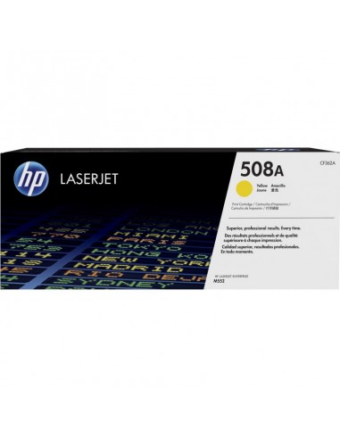 Toner LaserJet Jaune authentique HP 508A (CF364A)