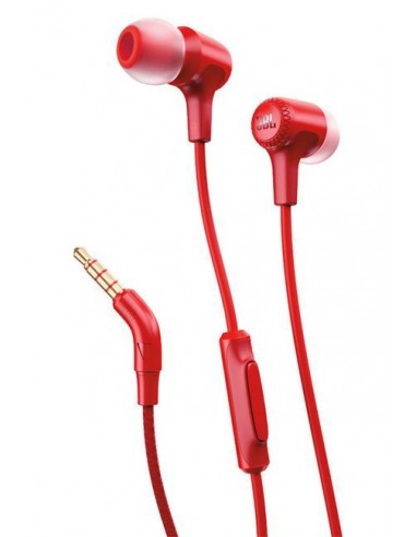 Ecouteurs JBL E15 /Micro /Câble /Rouge