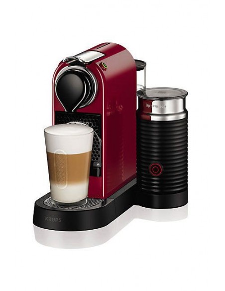 Machine à café NESPRESSO Citiz&Milk C122 EU /19Bar /Rouge cerise