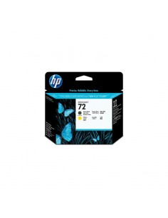 Têtes d'impression noir mat et jaune HP 72 (C9384A)