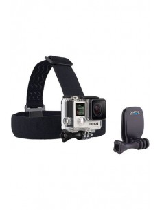 Support GOPRO /Frontale + QuickClip /Head strap - QuickClip -Thumb Screw /Pour : all GOPRO /Noir