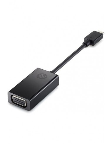 Adaptateur Dongle HP /USB-C /VGA /Noir