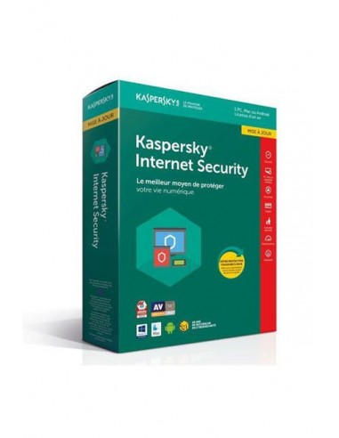 Kaspersky Internet Security 2018 /1 poste Multi-Devices