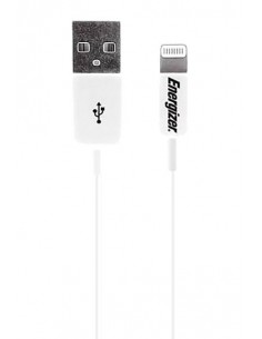 Cable ENERGIZER /Blanc /USB 2.0 /Data Lightning /1m