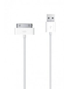 Cable APPLE /Dock vers USB /30 Broches /USB 2.0 /Blanc /1m