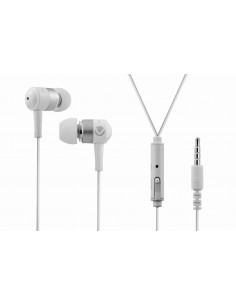 Ecouteurs VOLKANO Stannic Series /AVEC MICRO /Blanc 2