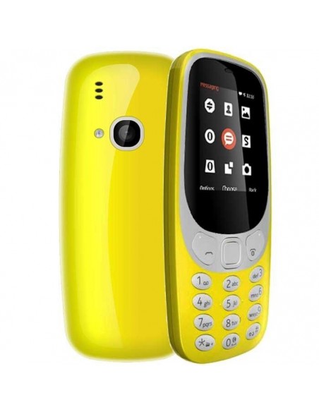 Nokia 3310 /Jaune /2,4Pouce /QVGA /2 Mpx /16 Mo /1200 mAh