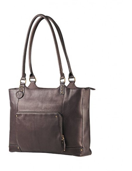 Sacoche HP pour femmes en en Cuir /15Pouce /Marron