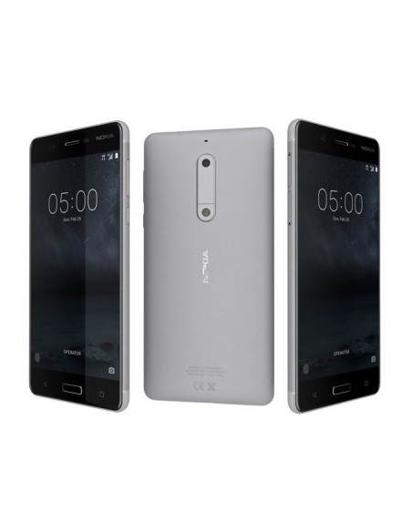 Nokia 5 /SIlver /5,2Pouce /LCD IPS /2 Go /16 Go /8 Mpx - 13 Mpx /Octa-core /1,4 GHz /3000 mAh