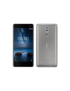 Nokia 8 /Gris /5,3Pouce /IPS QHD /4 Go /64 Go /13 Mpx - 13 + 13 Mpx /3090 mAh 2