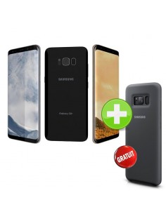 Smartphone 4G Samsung Galaxy S8 + avec Silicone Cover