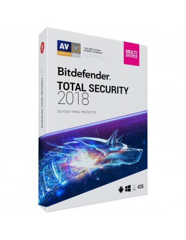 Bitdefender Total Security 2018 1 AN 5 Multi-Device