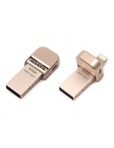 Clé USB ADATA i-Memory AI920 - 64 GB USB 3.1 - Rose Dorée 2