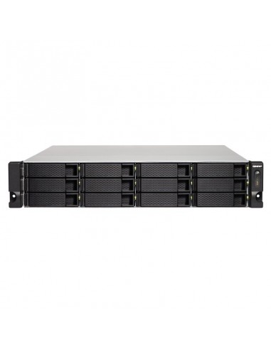 Serveur NAS QNAP Rackable TS-1231XU-RP |12 Baie-Celeron-4GB| avec Kit RAIL-B02