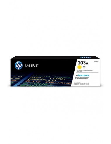 Toner HP 203A /Yellow /1300 pages /Laserjet Pro Couleur M254dw - M254nw - M280nw - M281fdn - M281fdw