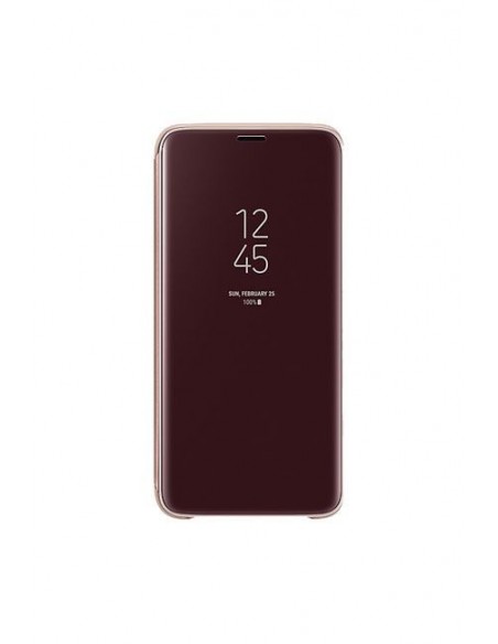 Étui SAMSUNG Clear View Fonction Stand /Gold /Pour Galaxy S9