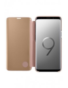 Étui SAMSUNG Clear View Fonction Stand /Gold /Pour Galaxy S9 2
