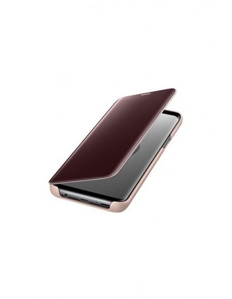 Étui SAMSUNG Clear View Fonction Stand /Gold /Pour Galaxy S9
