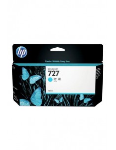 Cartouche d'encre HP 727 DesignJet Ink Cartridge /Cyan /300 ml /HP DesignJet T1500 - T1500 - T1530 - T2500 - T2530 - T920 - T93