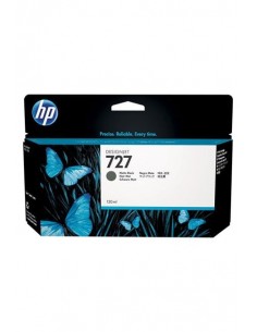 Cartouche d'encre HP 727 Photo DesignJet Ink Cartridge /Noir /300 ml /HP DesignJet T1500 - T1530 - T2500 - T2530 - T920 - T930