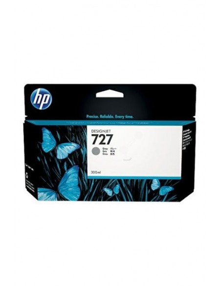Cartouche d'encre HP 727 DesignJet Ink Cartridge /300 ml /Gris /HP DesignJet T1500 - T1530 - T2500 - T2530 - T920 - T930
