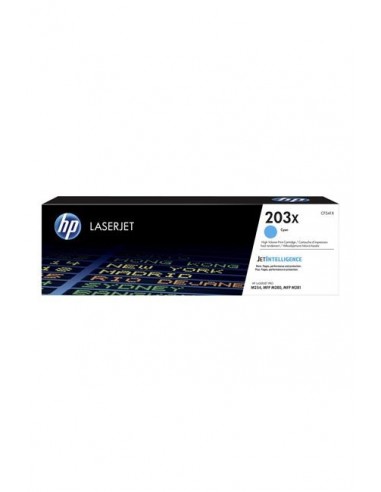 Cartouche de toner HP LaserJet 203X /Cyan /2500 Pages /Laser /Imprimante multifonction HP Color LaserJet Pro M254dw - M254nw - 