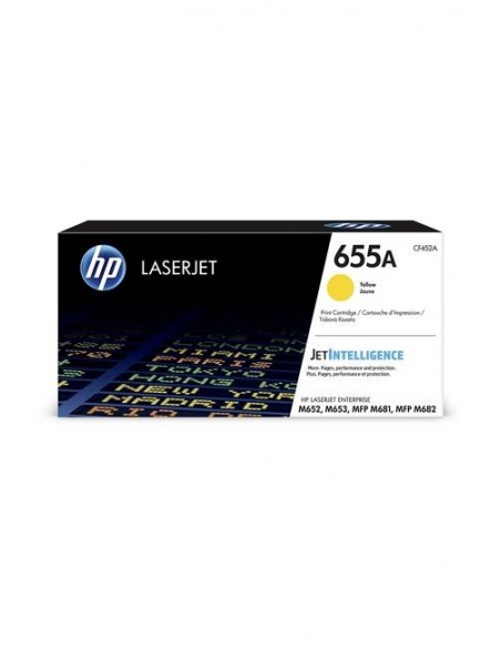 Toner HP 655A Original LaserJet /Yellow /10500 pages /HP Color LaserJet Enterprise M653x - M653dn - M653dh - M652dn - M652n - H
