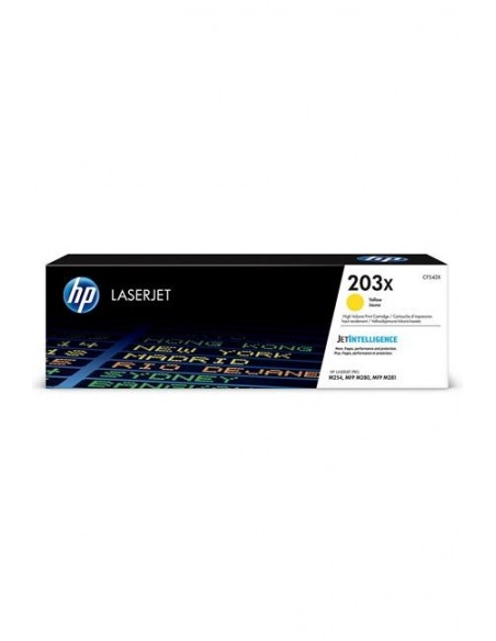 Cartouche de toner HP LaserJet 203X /Yellow /2500 pages /Laser /Imprimante multifonction HP Color LaserJet Pro M254dw - M254nw
