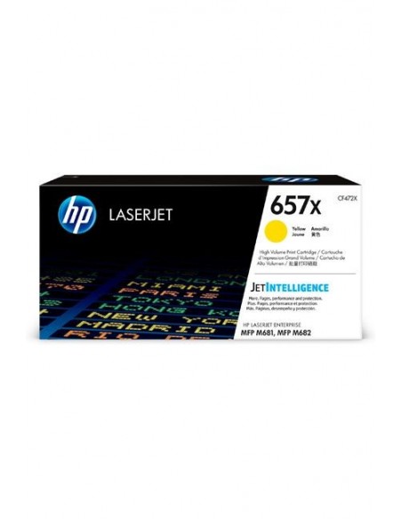 Toner HP 657X High Yield Original LaserJet /Yellow /23000 pages /HP Color LaserJet Enterprise Flow MFP M681z - M682z - HP Color