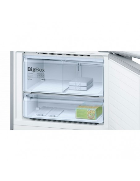 REFRIGERATEUR COMBINE BOSCH INOX ANTI TRACE