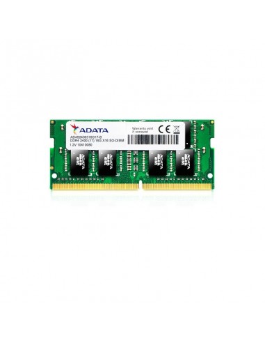 Barrette mémoire PC Portable ADATA 4GB DDR4 SODIMM 2400 MHz PC4-19200 (ADA-4S2400J4G17-S)