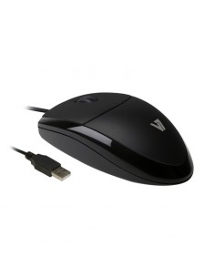 Souris USB V7 Filaire à LED optique - Noir (MV3000010-BLK-5E) 2