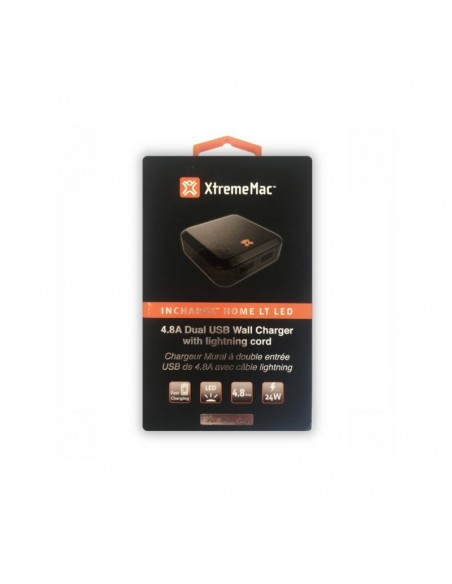 Chargeur XtremeMac - Double Port USB 2,4 / 12W - Noir (IPU-IHL2-13)