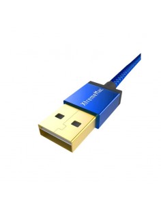 Câble USB-A XtremeMac Reversible à USB-C - 1,2 m - Bleu (XCL-UCA-23) 2