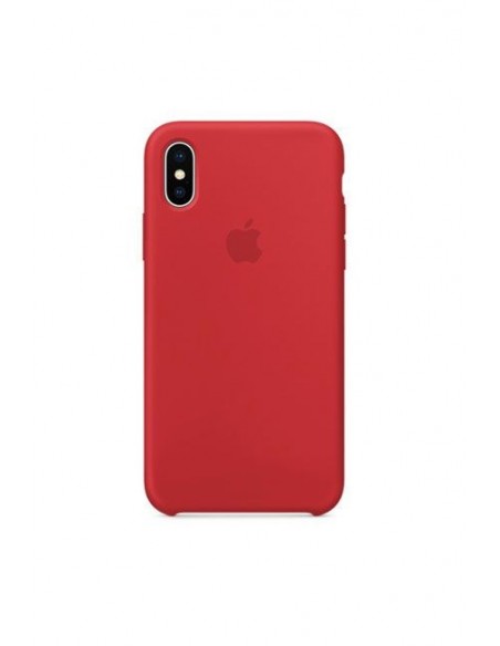 Cover Apple silicone /Rouge /Pour iPhone X